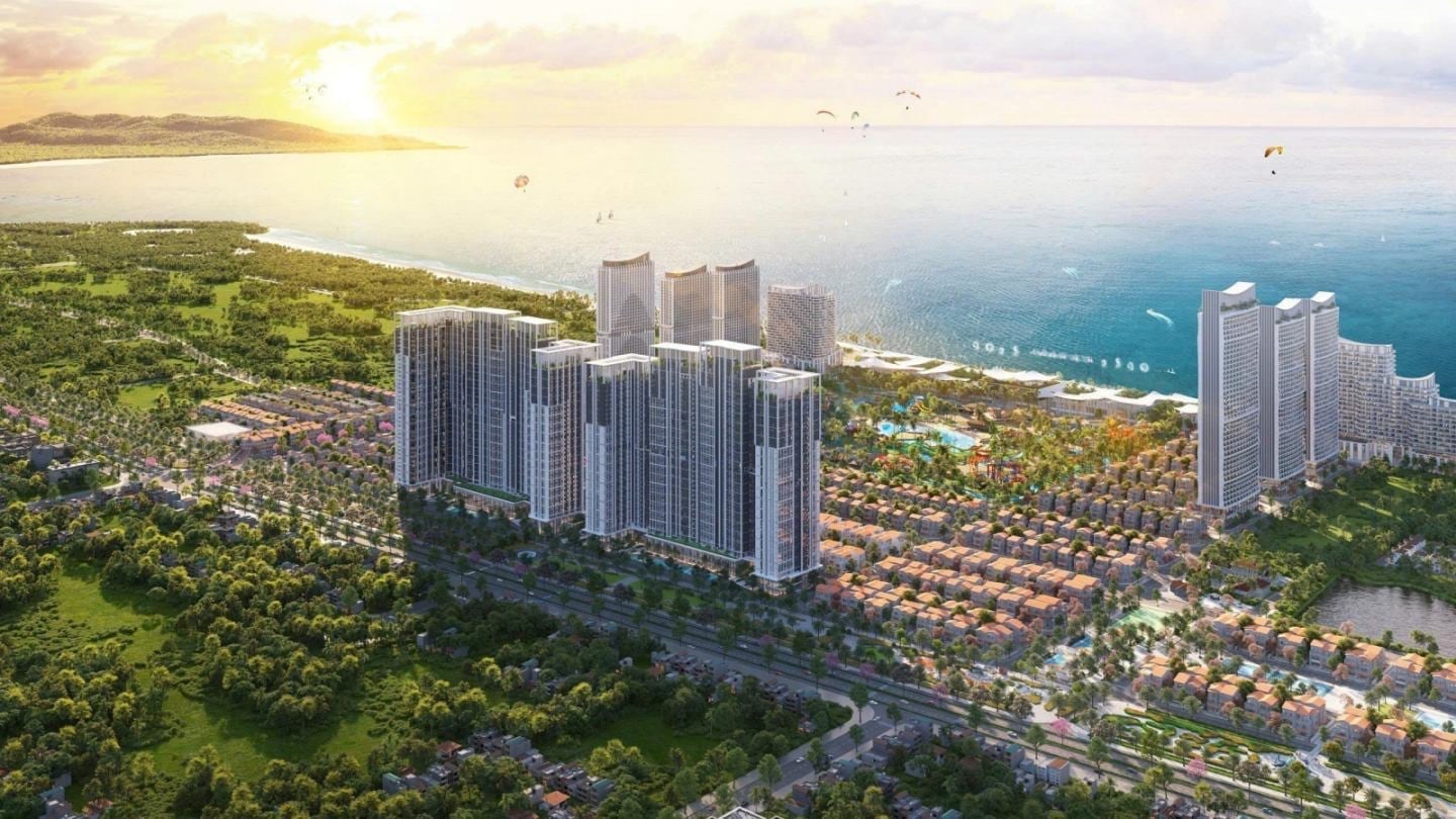 Phối cảnh Beacon Tower ngay mặt biển trong lòng Blanca City