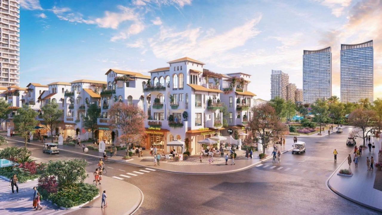Phố thương mại phong cách Pháp – Bồ Đào Nha – Nam Bộ trong hệ sinh thái Blanca City